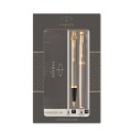 PARKER Zestaw podarunkowy duo IM BRUSH METAL GT (długopis + pióro kulkowe), 2093217
