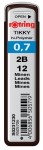 ROTRING Grafity TIKKY wkłady do ołówków 12 szt. 0,7 mm 2B S0231230
