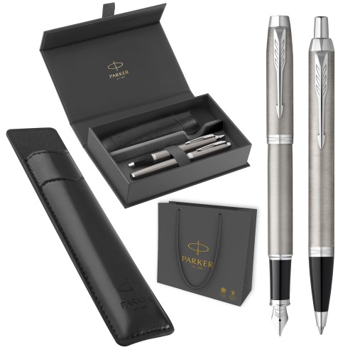 PARKER Zestaw podarunkowy duo IM STAINLESS STEEL CT PREMIUM