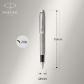 PARKER Zestaw podarunkowy duo IM STAINLESS STEEL CT PREMIUM