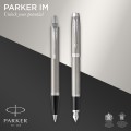 PARKER Zestaw podarunkowy duo IM STAINLESS STEEL CT PREMIUM