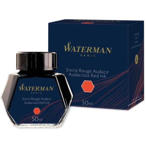 Atrament Waterman czerwony 50 ml do pióra wiecznego