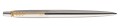 PARKER Długopis JOTTER srebrny ze złotem STAINLESS STEEL