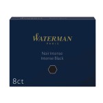 WATERMAN Naboje czarne długie Standard 8 szt do pióra wiecznego