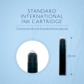 WATERMAN Naboje International z atramentem 6 szt. czarne