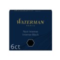 Naboje Waterman International czarne 6 szt do pióra wiecznego