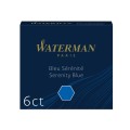 Naboje Waterman International niebieskie 6 szt do pióra wiecznego