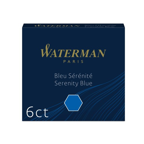 Naboje Waterman International niebieskie 6 szt do pióra wiecznego
