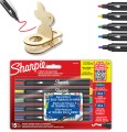 Zestaw kreatywny Sharpie Creative Markery akrylowe stożkowe kolory podstawowe 5 szt + Zajączek DIY