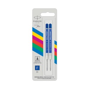 PARKER Wkłady do długopisu niebieskie 2 szt QUINKflow economy F - 2166542