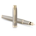 Parker IM Rituals Sandstone pióro wieczne – metalowa obudowa i eleganckie wykończenie
