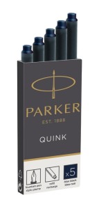 PARKER Naboje QUINK granatowe Standard 5 szt do pióra wiecznego