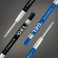 PARKER Wkład żelowy do długopisu czarny Quink GEL M - 1950344